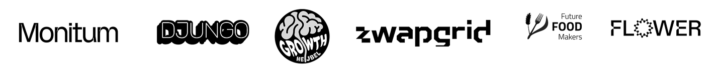 Logos of SaaS and fintech clients working with Take Away Studio